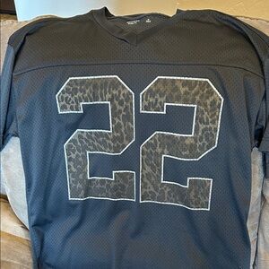 Hollister baggy fit Black Leopard Print Men's Shirt